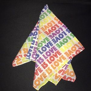 Rainbow “ LOVE IS LOVE “ bandana